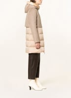 DUNO Daunenmantel BALOON im Materialmix, Farbe: BEIGE (Bild 1)