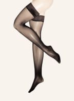 ITEM m6 Halterlose Strümpfe STAY-UP TRANSLUCENT , Farbe: SCHWARZ (Bild 1)