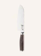 KAI Knife SANTOKU TDM-1702, Color: DARK BROWN/ SILVER (Image 1)