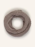CAPO Loop scarf FLORA, Color: TAUPE (Image 1)