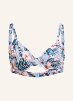 Hot Stuff Bügel-Bikini-Top SOLIDS, Farbe: BLAU/ ROSA (Bild 1)