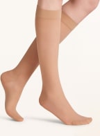FALKE Fein-Kniestrümpfe ENERGIZE KNEE-HIGH 30 DEN , Farbe: 4059 COCOON (Bild 1)