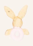 Steiff Greifring HOPPEL HASE mit Rassel, Farbe: ROSA/ BEIGE/ WEISS (Bild 1)