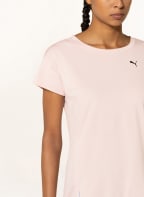 PUMA T-shirt TRAIN FAVORITE with mesh insert, Color: ROSE (Image 1)