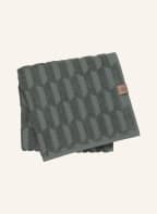 METTE DITMER Towel GEO, Color: DARK GREEN (Image 1)