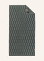 METTE DITMER Towel GEO, Color: DARK GREEN (Image 1)