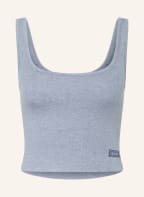 Calvin Klein Lounge-Top PURE RIBBED, Farbe: BLAUGRAU (Bild 1)