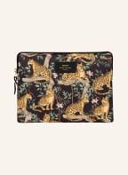 WOUF Tablet sleeve BLACK LAZY JUNGLE, Color: BLACK/ ORANGE/ GREEN (Image 1)