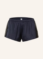 SIMONE PÉRÈLE Schlafshorts SATIN SECRETS aus Satin, Farbe: DUNKELBLAU/ SCHWARZ (Bild 1)