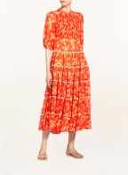 watercult Strandkleid PATCHWORK FLORALS mit 3/4-Arm , Farbe: HELLROT/ GOLD (Bild 1)
