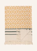 Bloomingville Throw, Color: CREAM/ DARK YELLOW/ DARK GREEN (Image 1)