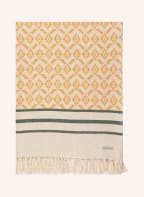 Bloomingville Throw, Color: CREAM/ DARK YELLOW/ DARK GREEN (Image 1)