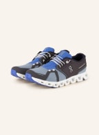 On Sneaker CLOUD 5 PUSH, Farbe: DUNKELGRAU/ BLAUGRAU/ BLAU (Bild 1)