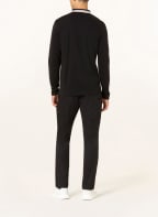 BOSS Piqué polo shirt PLISY CURVED regular fit, Color: BLACK (Image 1)