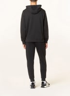 new balance Hoodie ESSENTIALD STACKED, Color: BLACK/ WHITE (Image 1)