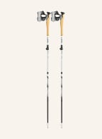 LEKI Trekking poles CROSS TRAIL FX SUPERLIGHT COMPACT, Color: WHITE/ BLACK (Image 1)