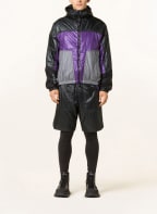MONCLER GRENOBLE Windbreaker PEYRUS mit Mesh, Farbe: SCHWARZ/ LILA/ GRAU (Bild 1)