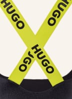 HUGO High-Neck-Badeanzug SPORTY, Farbe: SCHWARZ (Bild 1)