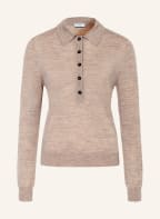 CLOSED Strick-Poloshirt, Farbe: BEIGE (Bild 1)