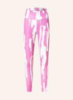 adidas Originals 7/8 leggings, Color: WHITE/ FUCHSIA (Image 1)