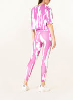 adidas Originals 7/8 leggings, Color: WHITE/ FUCHSIA (Image 1)