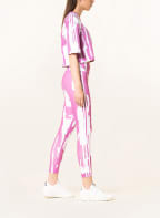 adidas Originals 7/8 leggings, Color: WHITE/ FUCHSIA (Image 1)