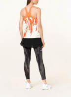 adidas Tank top TENNIS NEY YORK with mesh, Color: ORANGE/ ECRU (Image 1)