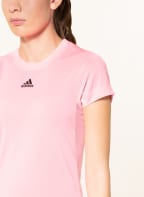adidas T-shirt TENNIS FREELIFT with mesh, Color: PINK (Image 1)