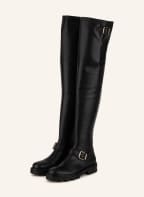 JIMMY CHOO Overknee-Stiefel BIKER II, Farbe: SCHWARZ (Bild 1)