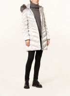 SPORTALM Daunenmantel mit abnehmbarem Kunstpelz, Farbe: BEIGE (Bild 1)