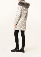 SPORTALM Daunenmantel mit abnehmbarem Kunstpelz, Farbe: BEIGE (Bild 1)