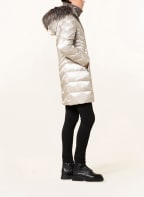 SPORTALM Daunenmantel mit abnehmbarem Kunstpelz, Farbe: BEIGE (Bild 1)