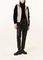 MARC CAIN Quilted vest, Color: 646 warm stone (Image 1)