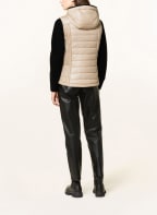 MARC CAIN Quilted vest, Color: 646 warm stone (Image 1)