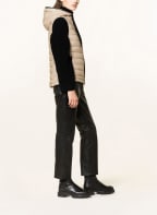 MARC CAIN Quilted vest, Color: 646 warm stone (Image 1)