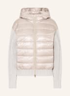 HERNO Daunenjacke im Materialmix, Farbe: CREME (Bild 1)