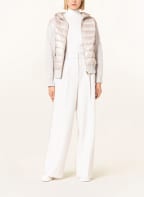 HERNO Daunenjacke im Materialmix, Farbe: CREME (Bild 1)