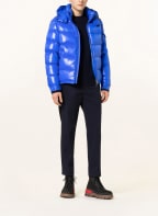 MONCLER Down jacket MAYA with removable hood, Color: BLUE (Image 1)