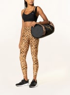 PUMA Gym bag ESSENTIAL, Color: BLACK/ LIGHT YELLOW/ LIGHT BROWN (Image 1)