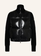 MONCLER Daunenjacke im Materialmix, Farbe: SCHWARZ (Bild 1)