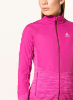odlo Hybrid-Laufjacke RUN EASY mit Mesh, Farbe: FUCHSIA (Bild 1)