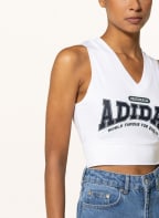 adidas Originals Cropped top CLASS OF 72, Color: WHITE/ DARK BLUE/ GREEN (Image 1)