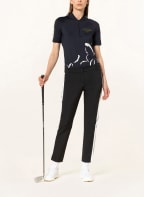 SPORTALM Funktions-Poloshirt, Farbe: DUNKELBLAU/ WEISS/ GOLD (Bild 1)