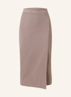 Calvin Klein Strickrock in Wickeloptik, Farbe: TAUPE (Bild 1)