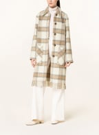 WOOLRICH Mantel, Farbe: BEIGE/ DUNKELGRAU/ CAMEL (Bild 1)