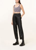 UGG Cropped top ZAYLEY, Color: BLACK/ PURPLE/ LIGHT YELLOW (Image 1)