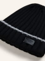 HACKETT LONDON Cashmere hat, Color: BLACK/ GRAY (Image 1)