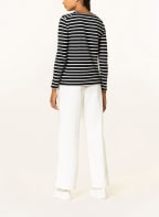 Marc O'Polo DENIM Longsleeve, Farbe: SCHWARZ/ WEISS (Bild 1)