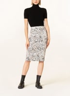 ULLI EHRLICH SPORTALM Skirt , Color: BLACK/ LIGHT GRAY/ GRAY (Image 1)