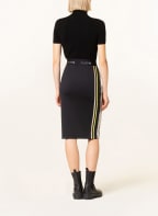 ULLI EHRLICH SPORTALM Skirt , Color: BLACK/ LIGHT GRAY/ GRAY (Image 1)